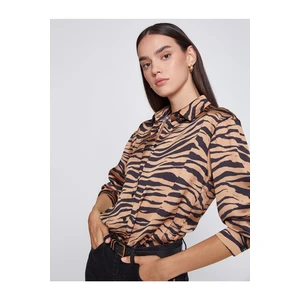 Koton Zebra Patterned Shirt