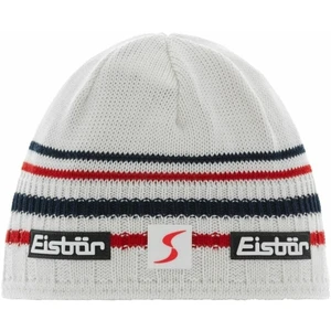 Eisbär Bax SP Beanie White/Red/Dark Grey UNI Ski Mütze