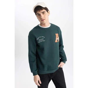 DEFACTO Boxy Fit Crew Neck Sweatshirt