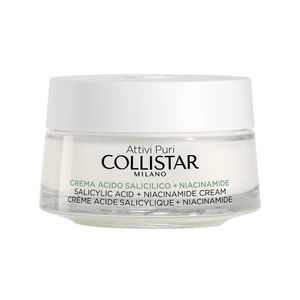 Collistar Attivi Puri Salicylic Acid + Niacinamide upokojujúci krém s kyselinou salicylovou 50 ml