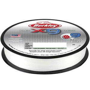 Berkley splietaná šnúra x9 crystal-priemer  0,43 mm / nosnosť 59,7 kg