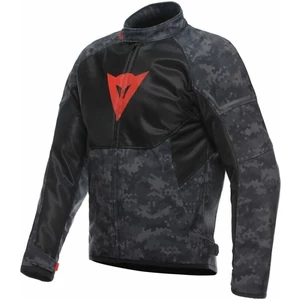 Dainese Ignite Air Tex Jacket Camo Gray/Black/Fluo Red 58 Textilní bunda