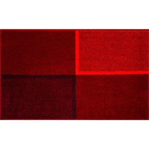 GRUND Koupelnová předložka DIVISO rubínová Rozměr: 70x120 cm