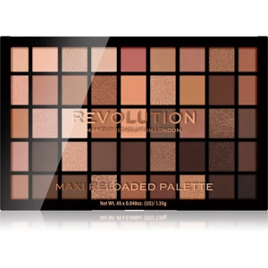 Makeup Revolution Maxi Reloaded Palette paletka púdrových očných tieňov odtieň Ultimate Nudes 45x1.35 g