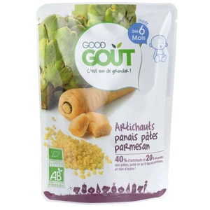 GOOD GOUT BIO Artyčoky, pastiňák a těstoviny s parmazánem 190 g