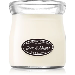 Milkhouse Candle Co. Creamery Linen & Ashwood vonná sviečka 142 g