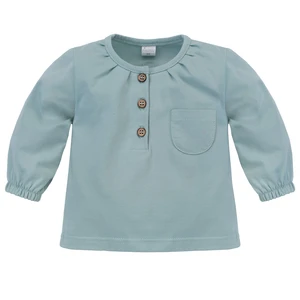 Pinokio Kids's My Garden Longsleeve Blouse Mint