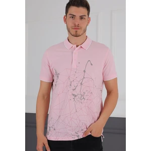 T0369 DEWBERRY DIO RISE MEN'S T-SHIRT-PINK