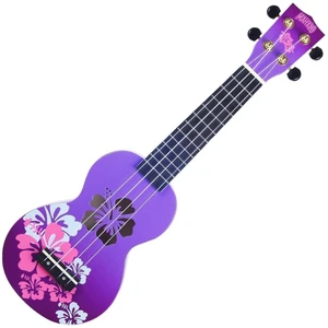 Mahalo Hibiscus Ukulélé soprano Hibiscus Purple Burst