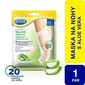 Scholl Vyživujúce maska na nohy s aloe vera Expert Care (Foot Mask) 1 pár