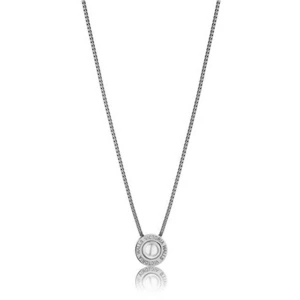Victoria Walls Pôvabný oceľový náhrdelník s perlou VN1091S