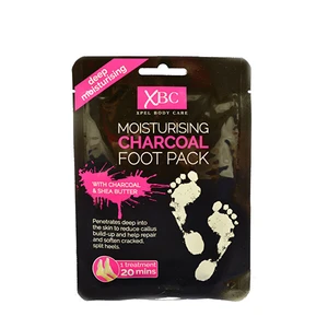 XPel Hydratační ponožky s aktivním uhlím Charcoal Foot Pack 1 pár