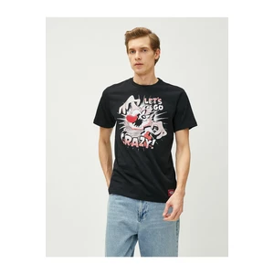 Koton T-Shirt - Schwarz - Regular fit