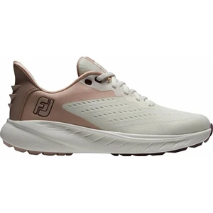 Footjoy Flex XP Womens Golf Shoes Beige/Peach/Blue 39