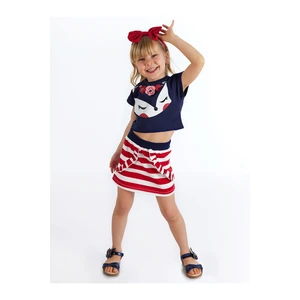 Denokids Fox Frilly Girl Skirt Set