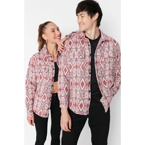 Trendyol Shirt - Burgundy - Regular fit