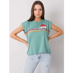 Women's cotton T-shirt with print