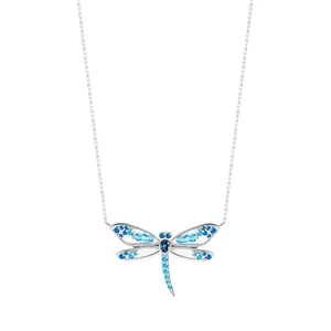 Preciosa Pôvabný náhrdelník Vážka s kubickými zirkónmi Viva la Vida 5342 67