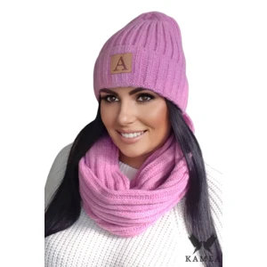 Női szett Kamea Kamea_Set_Hat&Chimney_K.21.246.10_Pink