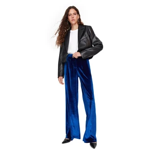 Trendyol Limited Edition Saks Velvet Trousers