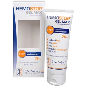 HEMOSTOP GÉL MAX - DA VINCI stop hemoroidom 75 ml