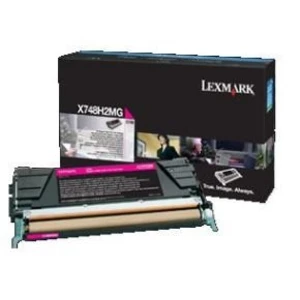 Lexmark X748H3MG purpurová (magenta) originální toner