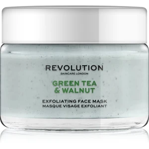 Revolution Skincare Exfoliačná pleťová maska Skincare Green Tea & Walnut (Exfoliating Face Mask) 50 ml