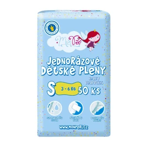 MONPERI Jednorázové pleny Klasik S 3-6 kg