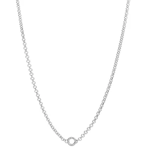 Rosato Strieborný náhrdelník s krúžkom na prívesky Storie RZC003