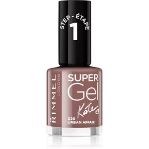 Rimmel Super Gel By Kate gelový lak na nehty bez užití UV/LED lampy odstín 020 Urban Affair 12 ml