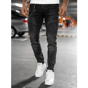 Černé pánské džíny slim fit Bolf  61025W0