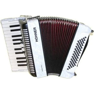 Hohner Bravo II 60 Alb Acordeon cu clape