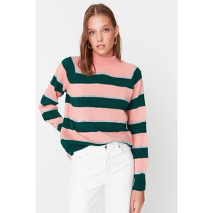 Trendyol Sweater - Green - Regular fit