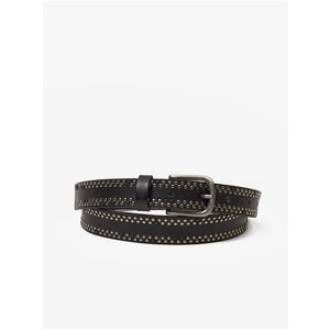 Black Men's Leather Belt Diesel - Men's