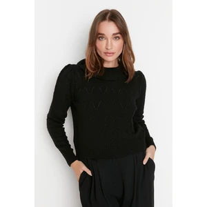Trendyol Sweater - Black - Regular fit