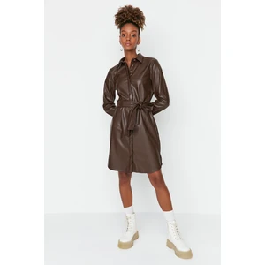 Women's dress Trendyol Faux Leather