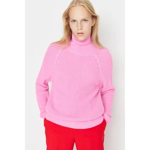 Trendyol Sweater - Pink - Regular fit