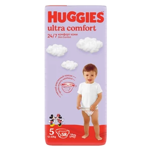 HUGGIES® Pleny jednorázové Ultra Comfort Mega 5 (11-25 ks) 58 ks