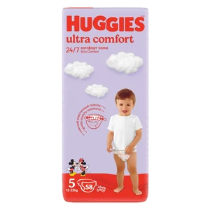 HUGGIES® Plienky jednorazové Ultra Comfort Mega 5 (11-25 ks) 58 ks