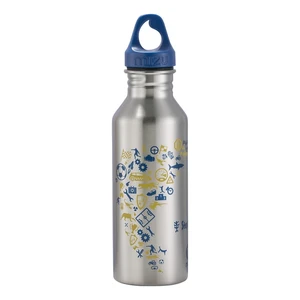 Hama Stainless Steel Bottle 0,5 l Blue/Yellow