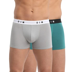 DIM BOXER ORIGINAL 2x - Men's boxers 2 - green - grey