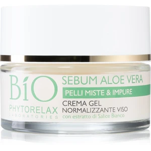 Phytorelax Laboratories Bio Sebum Aloe Vera hydratačný gél krém na redukciu mastnoty pleti 50 ml