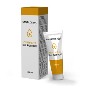 Santaderm Zvláčňující mast s 10% obsahem síry 30 ml