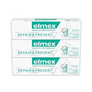 Elmex Zubní pasta pro úlevu od bolesti Sensitive Professional Repair & Prevent Trio 3 x 75 ml