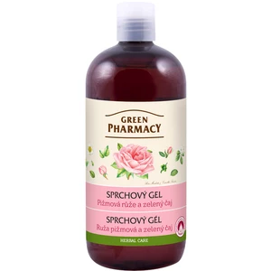 Green Pharmacy Body Care Rose & Green Tea jemný sprchový gel 500 ml