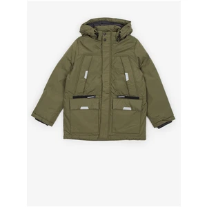 Khaki Boys Winter Jacket with detachable hood Tom Tailor - Boys