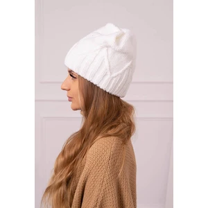 Ladies beanie Liliana K375 white