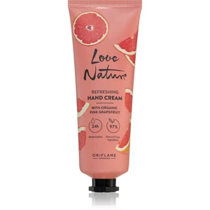 Oriflame Love Nature Organic Pink Grapefruit hydratační krém na ruce 75 ml