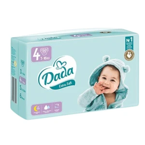 DADA Extra Soft Pliekny jednorázové 4 Maxi (7-16 kg) 50 ks