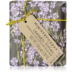 The Somerset Toiletry Co. Ministry of Soap Essential Oil tuhé mýdlo na tělo Lavender & Vetiver 150 g